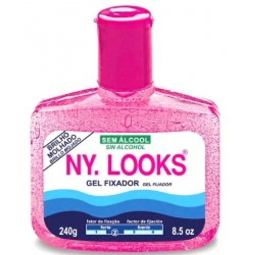 GEL FIXADOR NY LOOKS FORTE FIXAÇÃO 240G