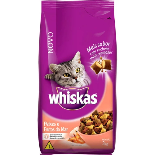 WHISKAS PACOTE PEIXES E FRUTOS DO MAR ADULTOS