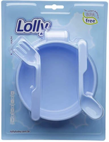 KIT ALIMENTAÇÃO LOLLY TIP AZUL