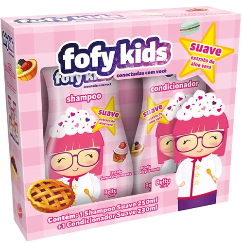 KIT SUAVE FOFY KIDS SHAMPOO 250ML CONDICIONADOR 230ML