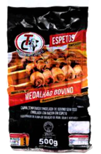 ESPETINHO TUDO EM CARNES 500G MEDALHAO BOVINO