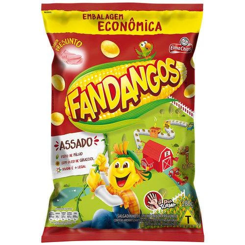 SALGADINHO DE MILHO PRESUNTO ELMA CHIPS FANDANGOS PACOTE 280G