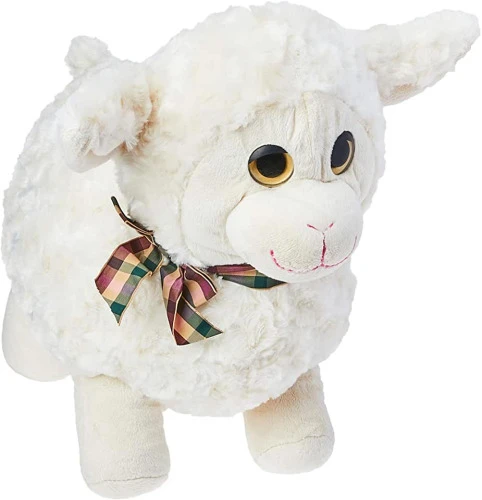 OVELHA 39CM OLHAO DE PE FOFFYLANDIA BEGE