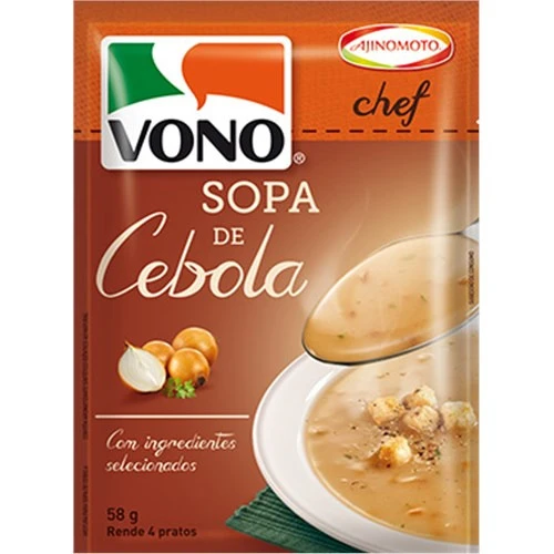 SOPA CEBOLA VONO CHEF PACOTE 58G