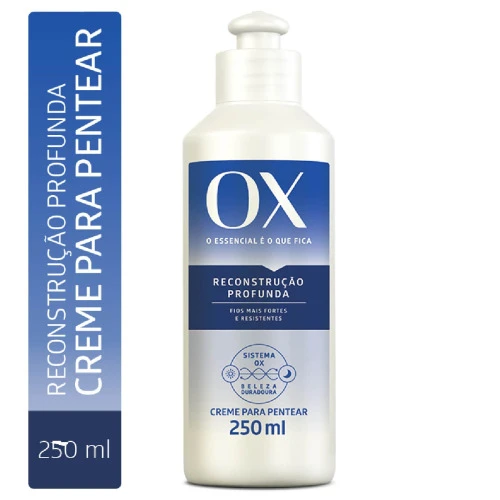 CREME PARA PENTEAR OX RECONSTRUÇÃO PROFUNDA 250ML