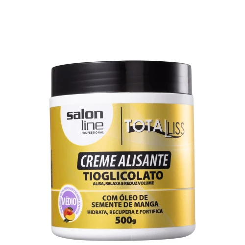 CREME ALISANTE ÓLEO SEMENTE DE MANGA MÉDIO SALON LINE 500GR