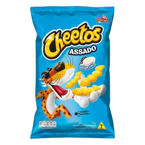 SALGADINHO DE MILHO ONDA REQUEIJÃO ELMA CHIPS CHEETOS PACOTE 20G