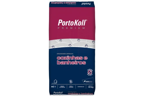 ARGAMASSA COZINHAS E BANHEIROS 15KG PORTOKOLL