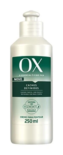 CREME PARA PENTEAR OX FIBERS 250ML CACHOS CONTROLADOS UNIT