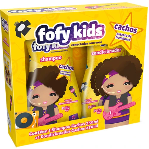 KIT 1SH 250ML 1COND 230ML FOFYKIDS CACHOS