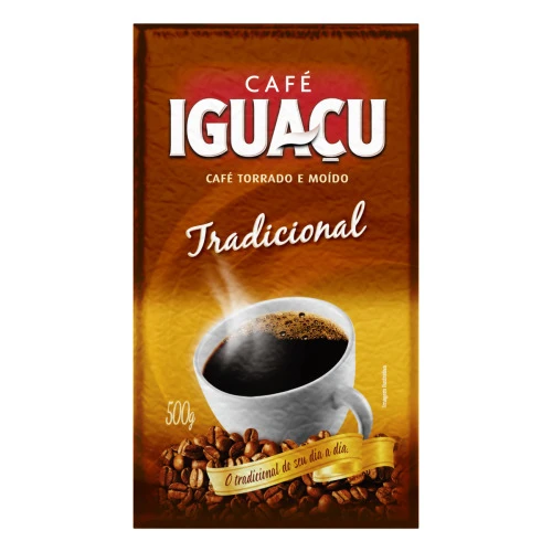 CAFÉ TORRADO E MOÍDO TRADICIONAL IGUAÇU PACOTE 500G