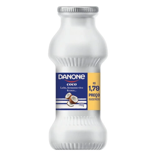 IOGURTE PARCIALMENTE DESNATADO COCO DANONE FRASCO 140G