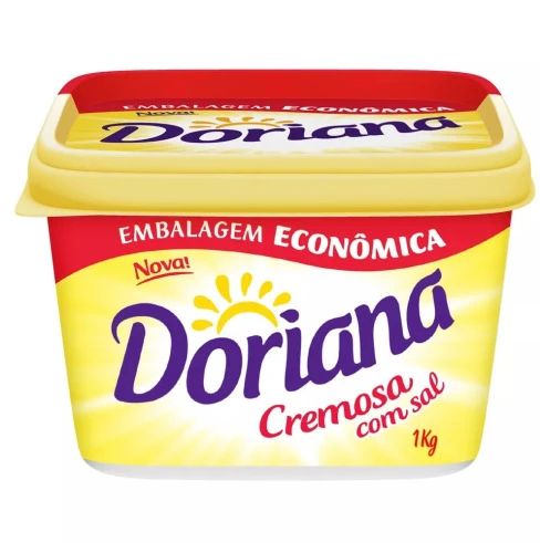 MARGARINA CREMOSA COM SAL 1KG DORIANA