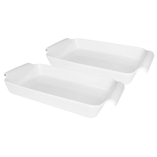 TRAVESSA REFRATÁRIA RASA OXFORD GOURMET PORCELANA 34X21CM