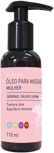 ÓLEO BANHO E MASSAGEM MULHER 110ML BY SAMIA MULTICOR
