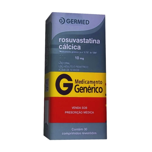 ROSUVASTATINA CÁLCICA 10 MG 30 COMPRIMIDOS GERMED PHARMA GENÉRICO