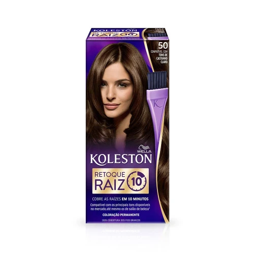 TINT KOLESTON RETOQ RAIZ 50 CASTANHO CLARO
