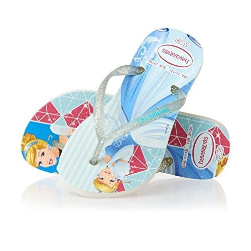 SANDALIA HAVAIANAS KIDS S PRINCESS 27 28 BCO BCO