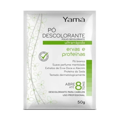 PÓ DESCOLORANTE YAMA 50GR ERVAS E PROTEINAS