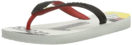 SANDALIA HAVAIANA TEAMS ALEMANHA BCO PRETO