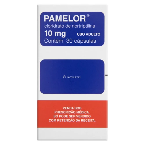 PAMELOR 10MG NOVARTIS CAIXA 30 CÁPSULAS