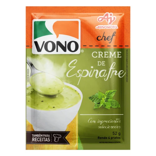 CREME ESPINAFRE VONO CHEF PACOTE 52G