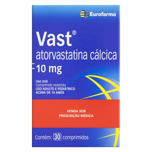 VAST 10MG EUROFARMA CAIXA 30 COMPRIMIDOS REVESTIDOS