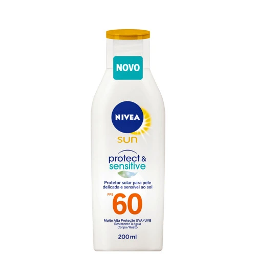 PROTETOR SOLAR NIVEA SUN PROTECT SENSITIVE FPS60 200ML