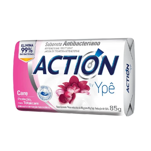 SABONETE ANTIBACTERIANO ACTION YPÊ CARE 85G