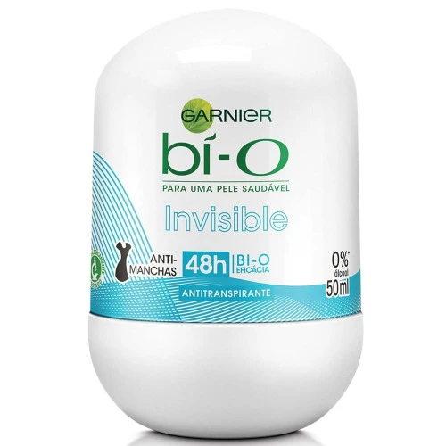 DESODORANTE BÍ O ROLL ON INVISIBLE FEMININO 50ML