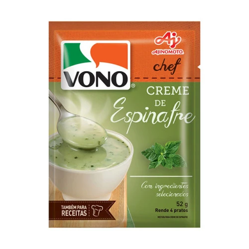 SOPA VONO CHEF CREME DE ESPINAFRE 52G