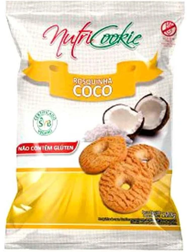 ROSQUINHA INTEGRAL SEM GLÚTEN SABOR COCO NUTRIPLENO 120G