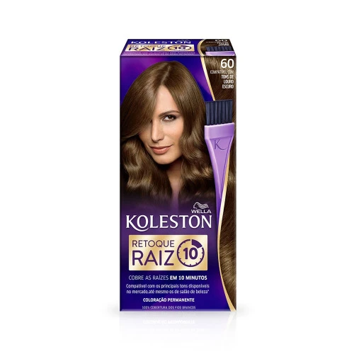 RETOQUE DE RAIZ KOLESTON 60 LOURO ESCURO
