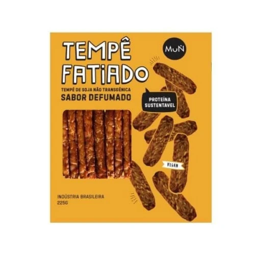 TEMPÊ FATIADO DE SOJA ORGÂNICA MUN ARTESANAL 225G