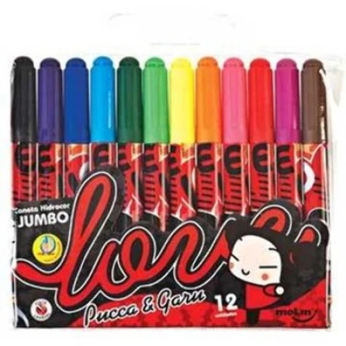 MOLIN JUMBO PUCCA HIDROGRÁFICA 12 UNIDADES