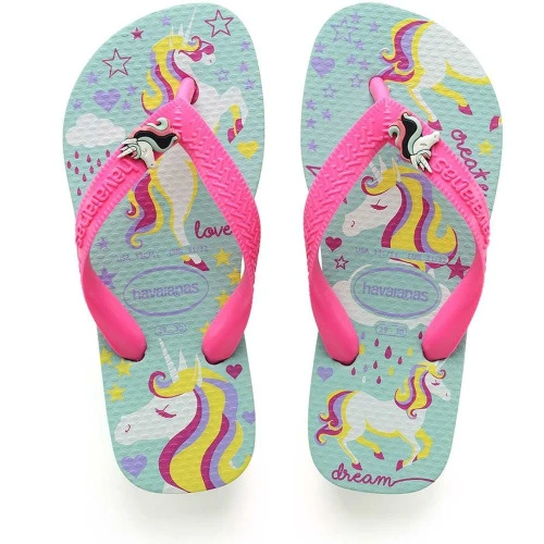 SAND HAVAIANAS 25 26 FANTASY ICE BLUE MARAVILHA