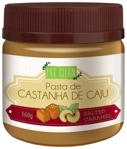 PASTA DE CASTANHA DE CAJU SALTED CARAMEL 160G EAT CLEAN