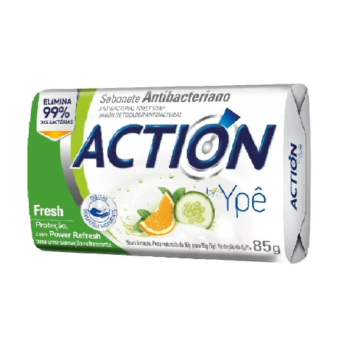 SABONETE ANTIBACTERIANO ACTION YPÊ FRESH 85G