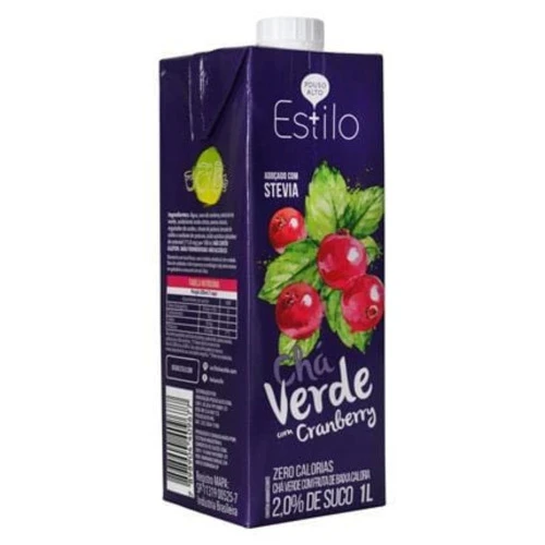 CHÁ VERDE COM CRANBERRY 1L ESTILO