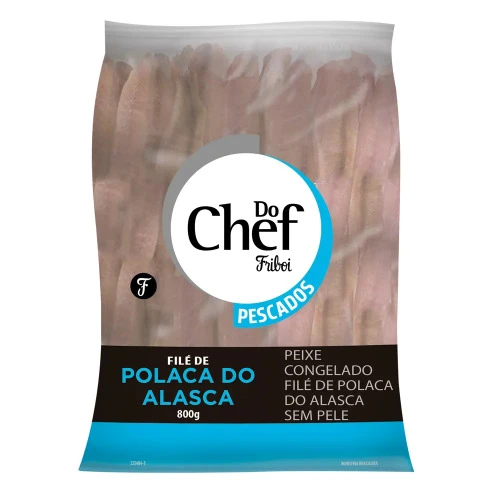 FILÉ DE POLACA DO CHEF 800GR