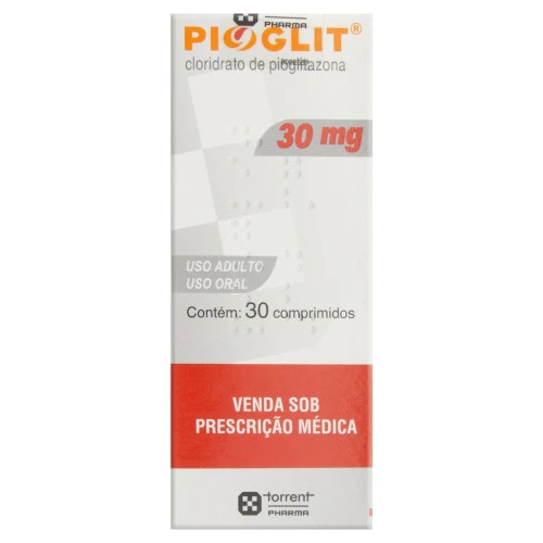 PIOGLIT 30MG TORRENT PHARMA CAIXA 30 COMPRIMIDOS