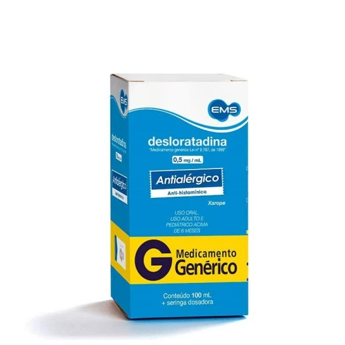 DESLORATADINA 0 5MG ML XPE FR 100ML