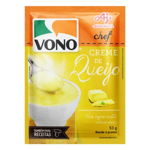 CREME QUEIJO VONO CHEF PACOTE 53G