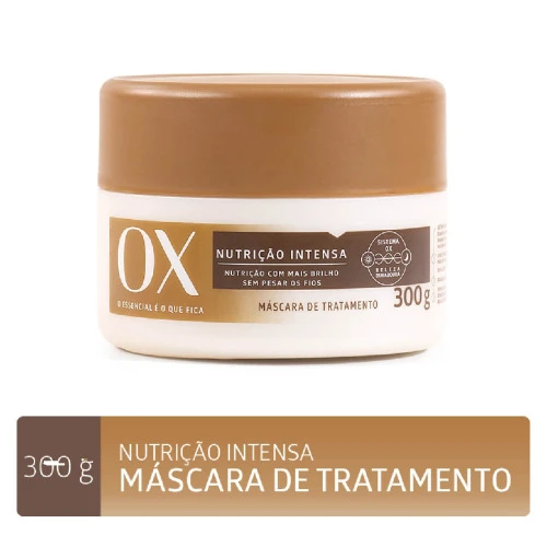MÁSCARA DE TRATAMENTO OX NUTRIÇÃO INTENSA 300G
