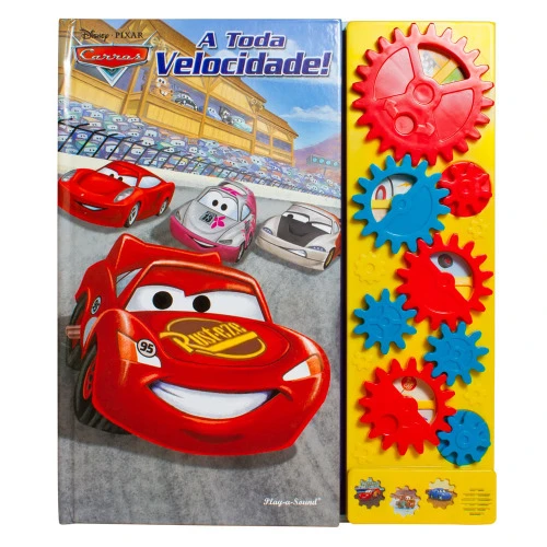 LIVRO MÚSICAL DISNEY CARROS A TODA VELOCIDADE DCL