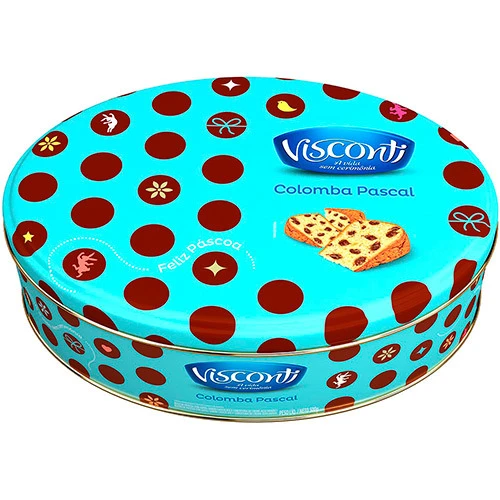 COLOMBA VISCONTI GOTAS DE CHOCOLATE LT 500GR