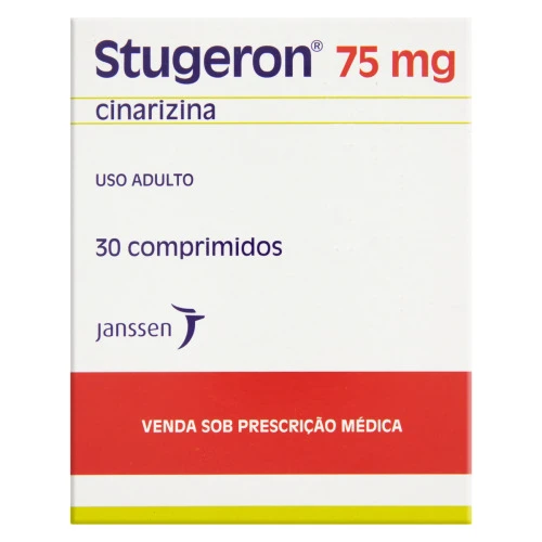 STUGERON 75MG JANSSEN CAIXA 30 COMPRIMIDOS