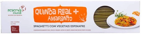 SPAGHETTI VERDE SEM GLÚTEN MUNDO DA QUINOA 300G