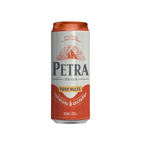 CERVEJA PURO MALTE PETRA ORIGEM LATA 473ML