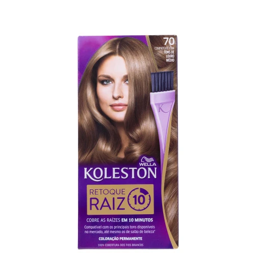 WELLA KOLESTON RETOQUE PARA RAIZ LOURO MÉDIO Nº70 1 UNIDADE